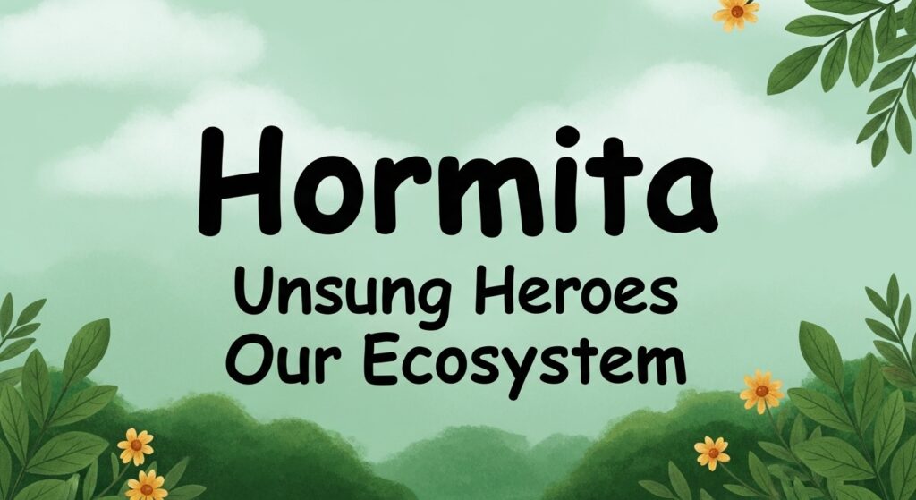 Hormita: The Unsung Heroes of Our Ecosystem