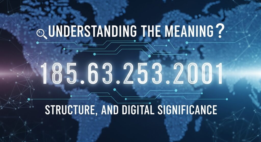 185.63.253.2001: Understanding the Meaning, Structure, and Digital Significance
